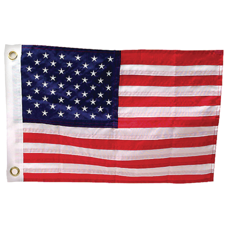 SEACHOICE 12" x 18" Deluxe Sewn U.S. Flag (Restricted from sale into MN) 78211